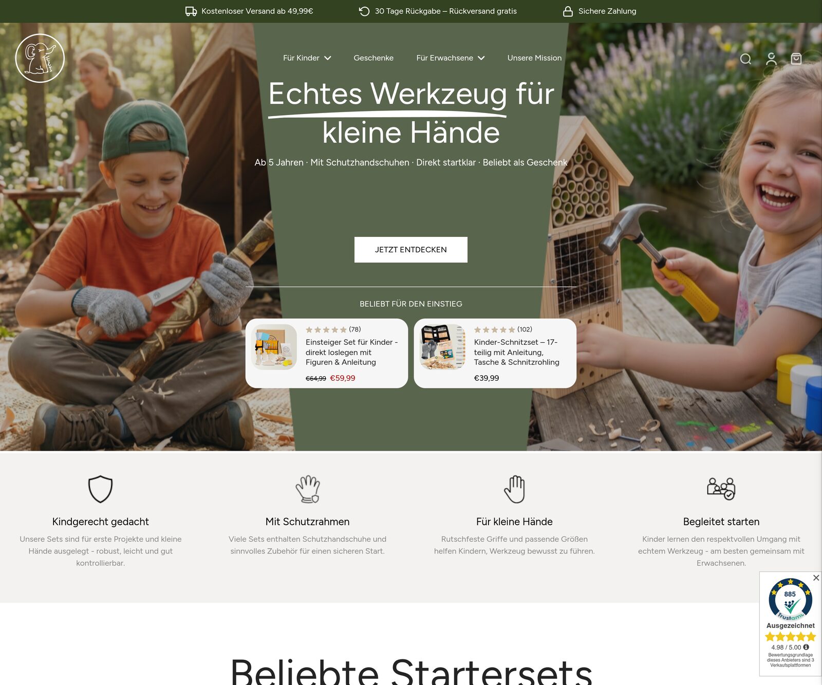 Eli der Elefant Shop Vorschau